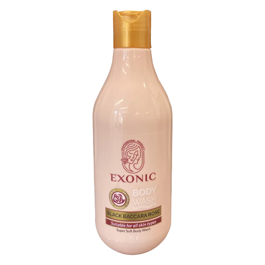شامپو بدن عصاره رز بلک باکارا ۳۰۰ میل EXONIC