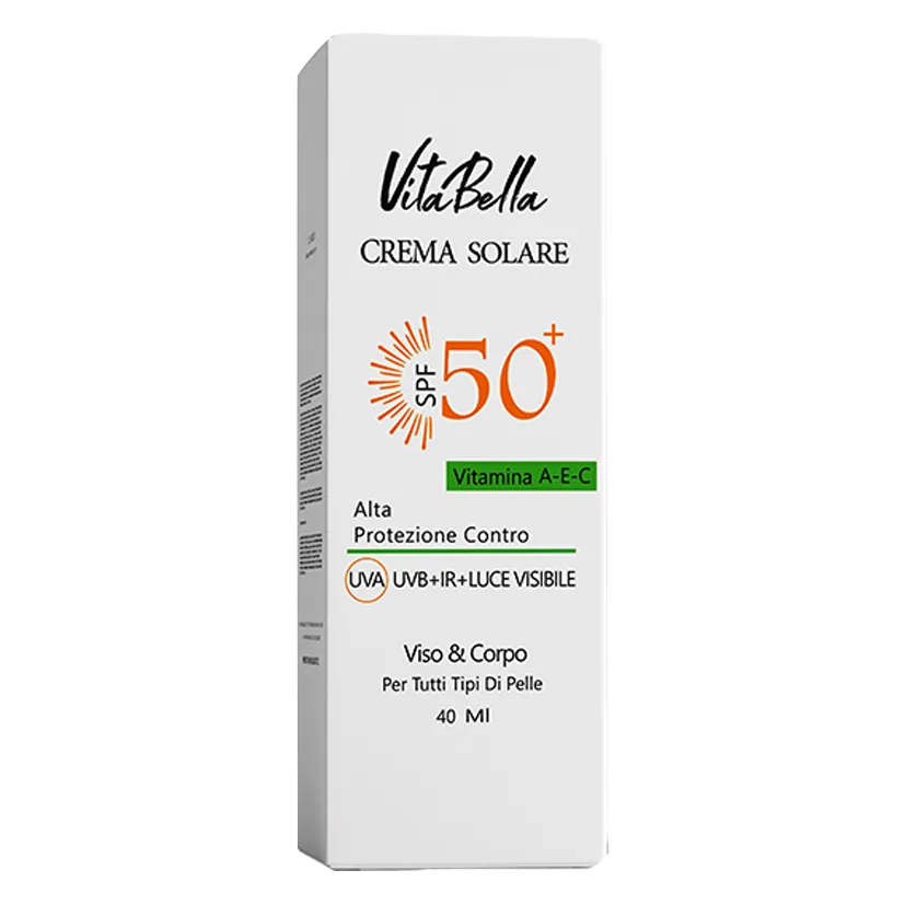 کرم ضد آفتاب spf۵۰ بی رنگ حجم ۴۰ میل ویتابلا
