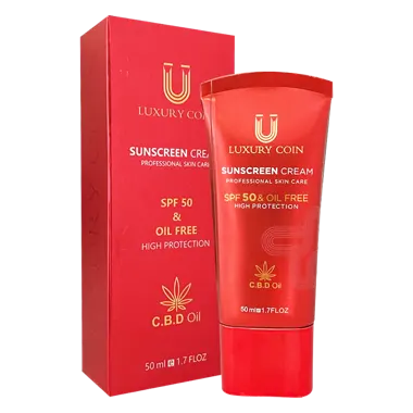 کرم ضد آفتاب spf ۵۰ لاکچری کوین