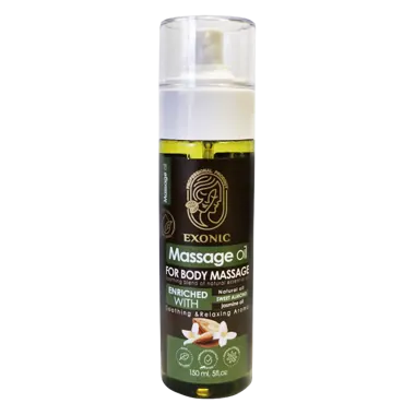 روغن ماساژ بدن اکسونیک حاوی روغن بادام شیرین و روغن یاس